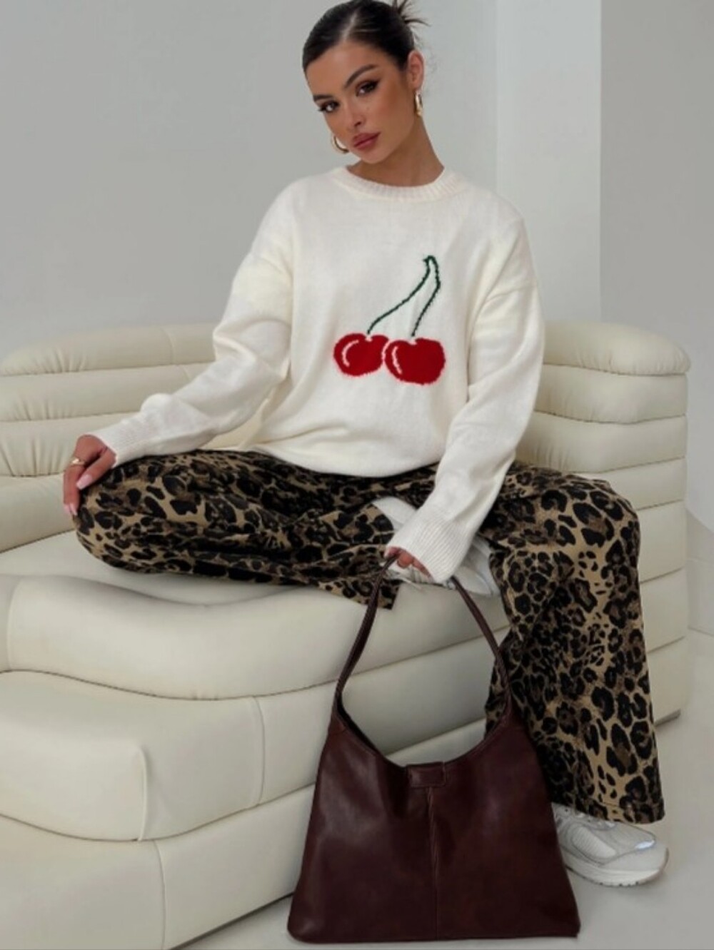 Princess Polly Cherry Jumper XS/S NWT